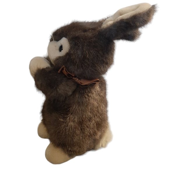 Ace Novelty Fudge Bunny Rabbit Brown Easter Farm Stuffed Animal Plush Toy‎ 9" - Picture 6 of 7